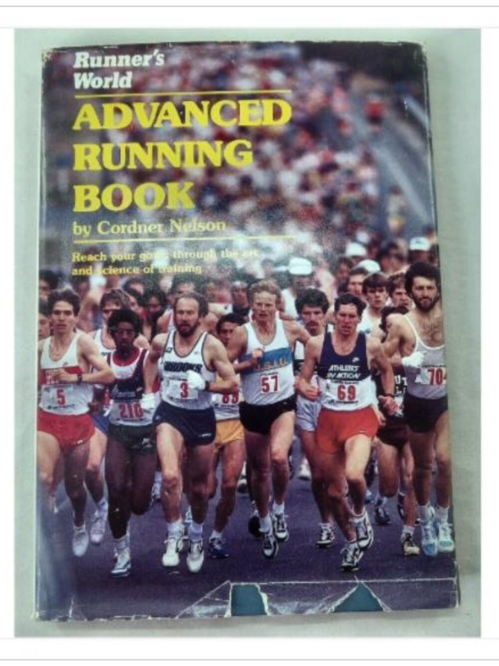 Runner's World Advanced Running Book Cordner Nelson 1983 Paperback Vintage Read